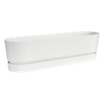 greenville trough long 70cm white
